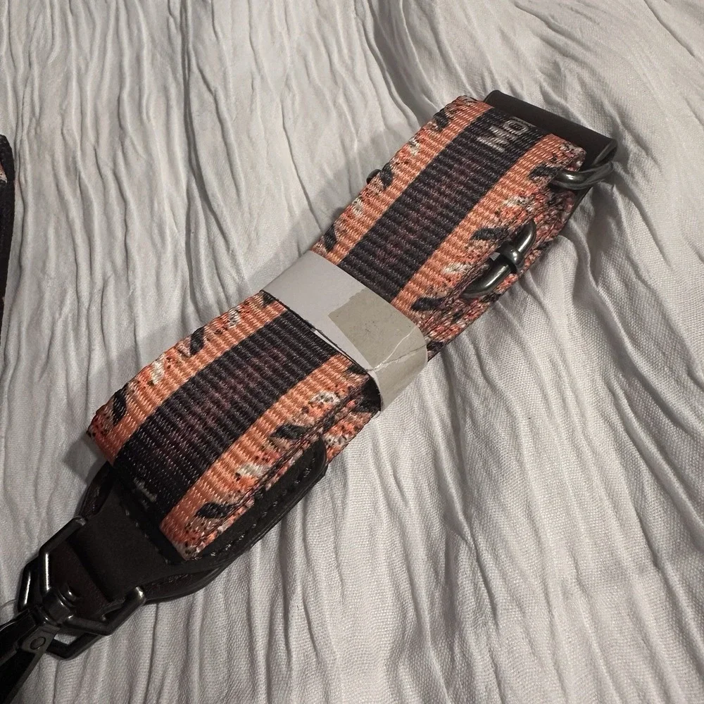 Montana West‎ Southwestern Leopard Accent Tote Bag Rust Black Western Purse NWT